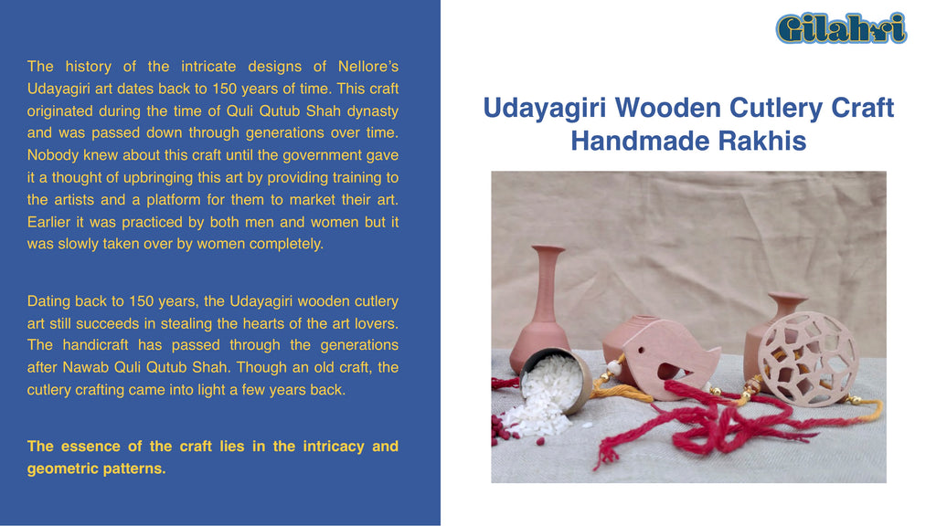 Udayagiri Hand carved Fridge magnet/Key Chain Rakhi - Chidiya
